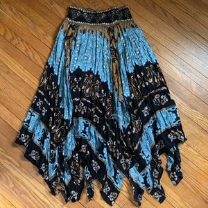 Free People Asymmetrical Boho Skirt